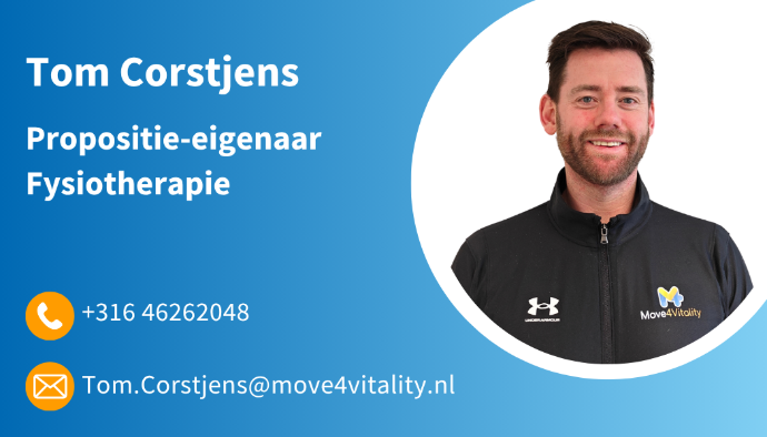 Contactpersoon en propositie-eigenaar Fysiotherapie Tom Corstjens