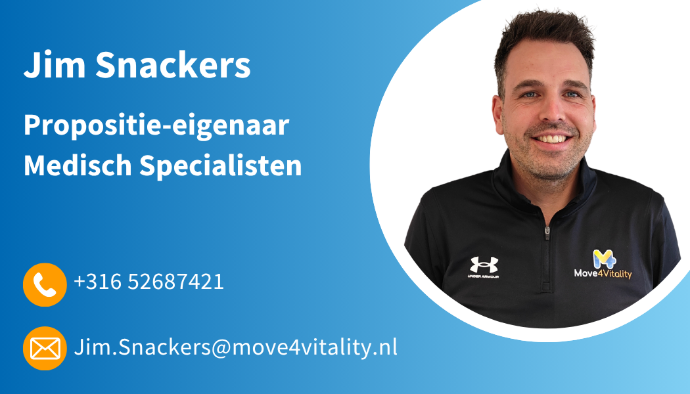 Contactpersoon en propositie-eigenaar Medisch Specialist: Jim Snackers