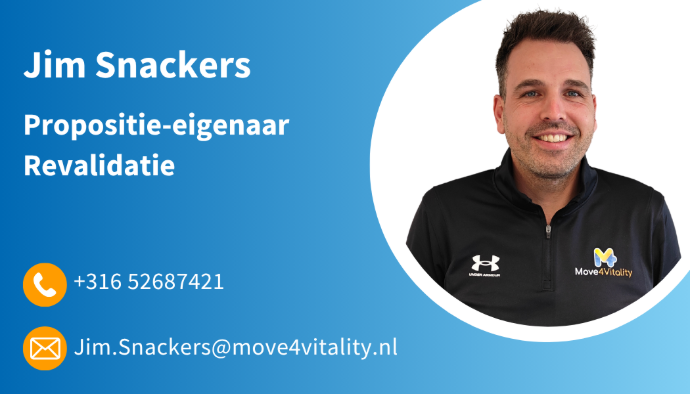 Contactpersoon en propositie-eigenaar Revalidatie: Jim Snackers