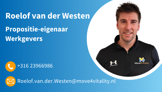 Contactpersoon en propositie-eigenaar Werkgever Roelof van der Westen
