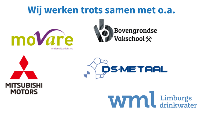 Wij zijn trots op onze partners, o.a. Mitsubishi, TATA steel en MOVARE