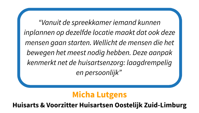 Advies van Micha Lutgens, huisarts en voorzitter van de HOZL