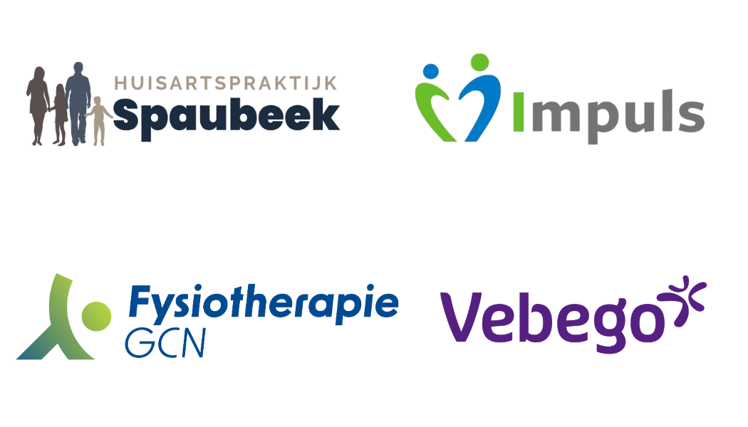 Wij zijn trots op onze partners Huisartsenpraktijk Spaubeek, Impuls Kerkrade, Fysiotherapie GCN en Vebego